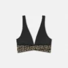 Żakardowy stanik bikini w kształcie trójkąta