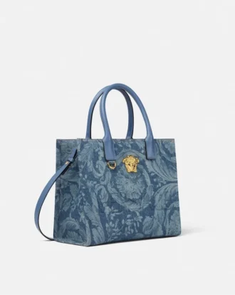 Barocco La Medusa Denim Mała torba na ramię