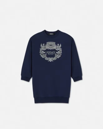 Bluza dziecięca Versace Milano z kryształami