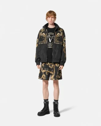 Bluza V-Emblem o luźnym kroju