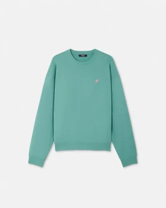 Bluza z haftowaną naszywką Medusa