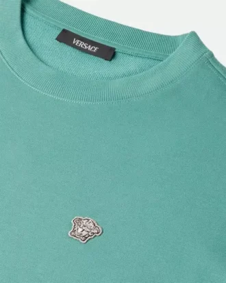 Bluza z haftowaną naszywką Medusa