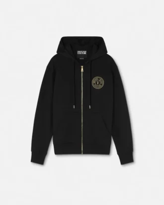 Bluza z kapturem i zamkiem V-Emblem
