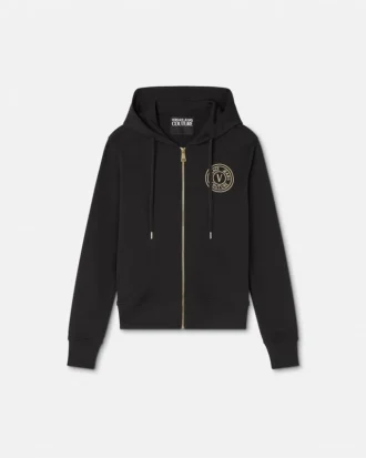 Bluza z kapturem i zamkiem V-Emblem