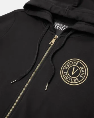 Bluza z kapturem i zamkiem V-Emblem