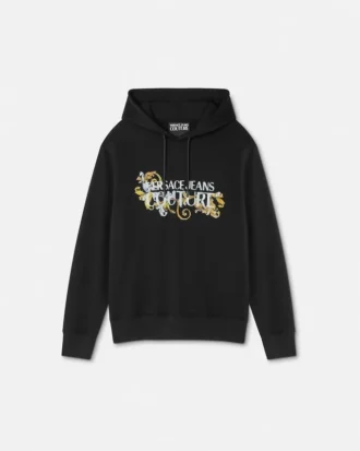Bluza z kapturem o regularnym kroju z logo