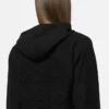 Bluza z kapturem z dzianiny kaszmirowo-wełnianej