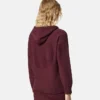 Bluza z kapturem z dzianiny kaszmirowo-wełnianej