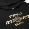 Bluza z kapturem z nadrukiem dla dzieci, wykonana z bawełnianego dżerseju