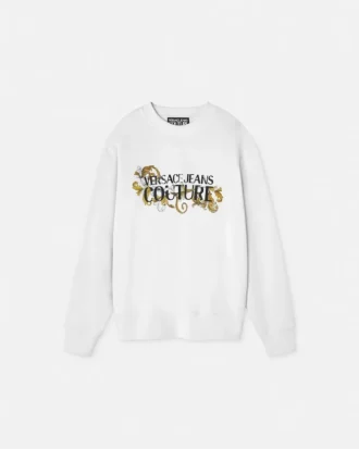 Bluza z logo o regularnym kroju