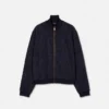 Bluza z zamkiem błyskawicznym z tkaniny frotte Barocco Jacquard