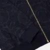 Bluza z zamkiem błyskawicznym z tkaniny frotte Barocco Jacquard