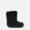 Buty z owczej skóry z kokardą Gianni