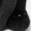 Buty z owczej skóry z kokardą Gianni