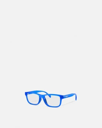 Charakterystyczne prostokątne okulary dla dzieci