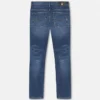 Dżinsy slim fit z numerem produktu