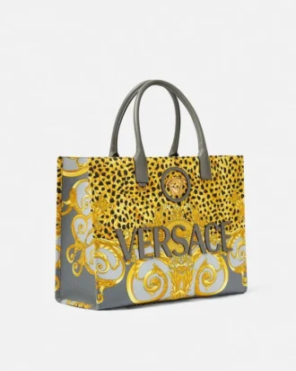 Duża torba z nadrukiem Cheetah Foulard La Medusa Tote