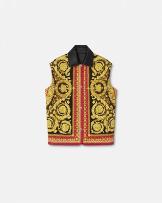 Dwustronna pikowana kamizelka Barocco Silk