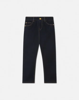 Dziecięce jeansy skinny z haftem
