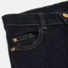 Dziecięce jeansy skinny z haftem