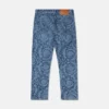 Dziecięce jeansy skinny z laserowym wzorem
