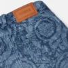 Dziecięce jeansy skinny z laserowym wzorem