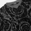 Dziecięcy sweter z dzianiny żakardowej z mieszanki bawełny