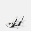 Gianni Ribbon Patent Slingbacks 85 mm