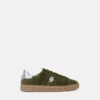 Greca Sneakers z zamszu z ozdobami