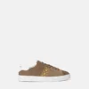 Greca Sneakers z zamszu z ozdobami