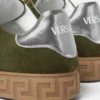 Greca Sneakers z zamszu z ozdobami