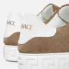 Greca Sneakers z zamszu z ozdobami