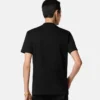 Haftowana koszulka slim fit z bawełnianego dżerseju