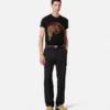 Haftowana koszulka Versace Leopard