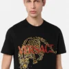 Haftowana koszulka Versace Leopard
