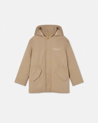 Haftowana kurtka Versace Milano Kids Parka