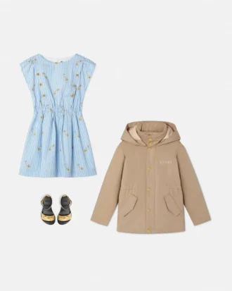 Haftowana kurtka Versace Milano Kids Parka