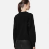 Haftowany sweter z dzianiny Barocco Leaf
