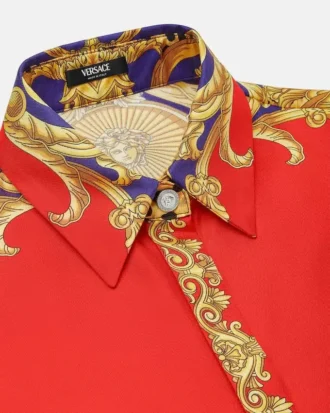 Jedwabna koszula Cheetah Barocco Silk