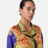 Jedwabna koszula Cheetah Barocco Silk