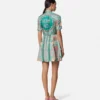 Jedwabna mini sukienka koszulowa Barocco Silk