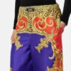 Jedwabne spodnie Cheetah Barocco Silk