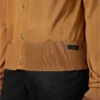 Jedwabno-bawełniany sweter polo z dzianiny