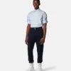 Koszula slim fit z bawełnianej popeliny w paski