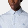Koszula slim fit z bawełnianej popeliny w paski