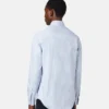 Koszula slim fit z bawełnianej popeliny w paski
