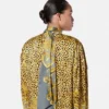 Koszula z jedwabiu Foulard Silk Lavallière w panterkę