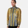 Koszula z jedwabiu Foulard Silk Lavallière w panterkę
