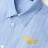 Koszulka dziecięca w paski z logo Safety Pin