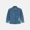 Koszulka dziecięca z denimu z logo Vintage z lat 90.